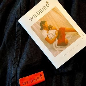 Wildbird linen baby wrap sling carrier
